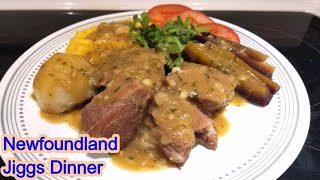 Newfoundland Jiggs dinner with gluten free gravy recipe #Toronto