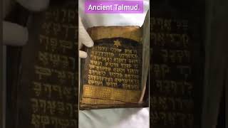 Ancient Talmud. It would be nice to read it! #respect #nature #amazing