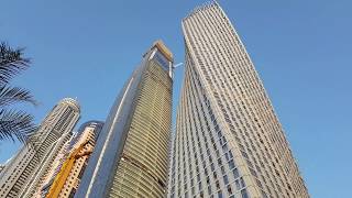 Cayan Tower (Infinity Tower), Famous twisted skyscraper, Dubai Marina, Dubai, United Arab Emirates