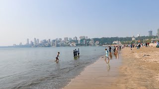 Girgaon Beach In Mumbai  - The beach with a perfect view