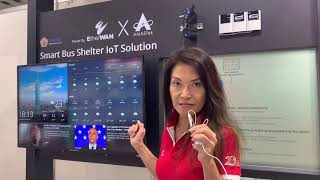 EtherWAN Smart Bus Shelter IoT Solution