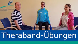 Ambulante Rehabilitation: Fünf Theraband-Übungen