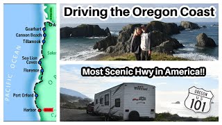 DRIVING OREGON COAST HWY 101 - CAMPING SPOTS - EPIC BEAUTY IN SOUTHERN OREGON!