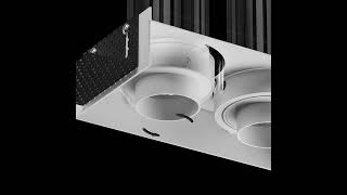 Quick install trimless grille downlight-Lipal Boxie