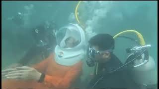 Submerged Dwarka Darshan Of Prime Minister Narendra Modi | PM Modi Scuba Diving @pmoindia  #modi