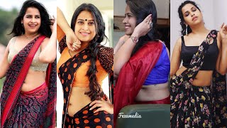 Mallu actress sadhika venugopal latest hot photoshoot video😲❤️#malluactress#sadhika