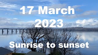 Sunrise to sunset on 17 March 2023 | 4K | Timelapse