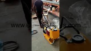 प्लेट कॉम्पैक्टर मशीन | Working Video of Plate Compactor on Construction Site #youtube #machinery