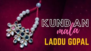 New Kundan Necklace ( Jadau Necklace ) / Mala for God / Janmashtami