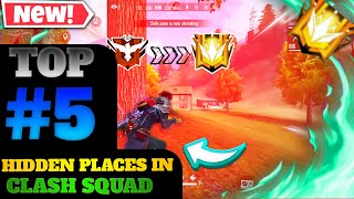 TOP 5 HIDDEN PLACES IN CS RANK😱 || Top 5 hidden places in cs rank bermuda || cs rank tips and tricks