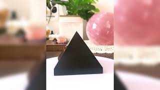 Black Obsidian Pyramid