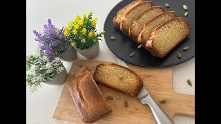 Easy Eggless Cardamom cake