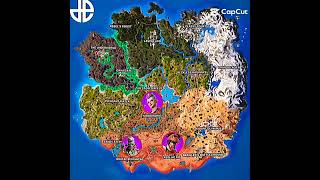 Map chapitre 5 saison 3 VS chapitre 1