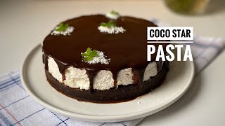 Cocostar pasta 🍰 çikolatalı pasta - pişmeyen pasta tarifi - Hindistan cevizli pasta tarifi