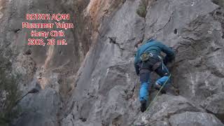 Dicle 6a, VI+ Tırmanıcı: Nazmi Öztürk İzmir Kaynaklar Kaya Tırmanışı Rock Climbing Turkey