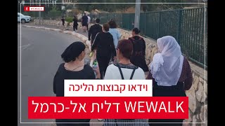 קבוצת הליכה בדלית אל כרמל - WEWALK