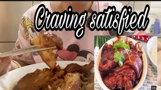 MUKBANG||CHINESE PIG TROTTER and a bowl of of rice 😋