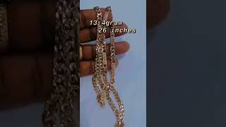 18KARAT ITALIAN GOLD CHAIN, AVAILABLE FOR NEXT DAY DELIVERY.