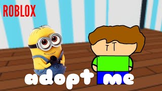 ROBLOX jugando adopt me actualizacion minions #alejojuega