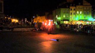 Fire show - Warsaw Old Town