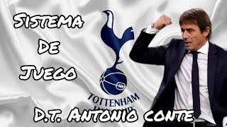 Fútbol Sistema de Juego Táctico 🏴󠁧󠁢󠁥󠁮󠁧󠁿 "Tottenham Hotspur" Antonio Conte