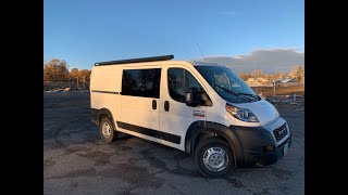 San Juan Vans Promaster 136 "Shorty" Campervan Tour