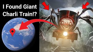 😱I Found Giant Charli Train In Real life?🤯On GoogleEarth Universal S2z🌎@Universal-s2z #viralvideo