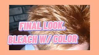 DIY: BLEACHING HAIR FOR MEN! | AVISHA IVANAH