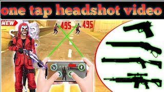 free fire short video | free fire one tap headshot tricks #freefire #youtubeshorts @GyanGaming #ff