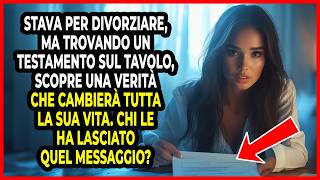 Andando a cena per il divorzio, trova un testamento sul tavolo del ristorante…