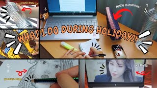 What I do during holidays|| short ver-|| Binge-watching+ outing+ noting down, etc!