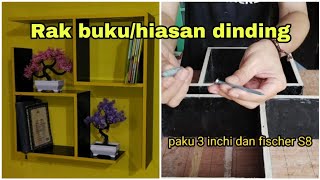 Membuat rak buku dinding , rak melayang , floating shelves