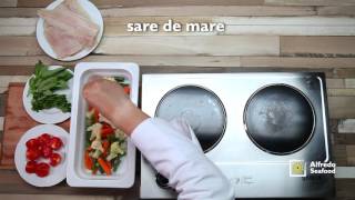 Retete Alfredo Seafood - File de Salau cu legume la cuptor