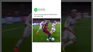 Neymar brincava em campo no Barcelona #futebol #neymarjr #soccerskills #neymarskills #dribles