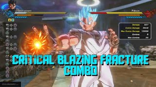 Xenoverse 2 Combo Critical Blazing Fracture Flash