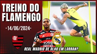 Flamengo treinou hoje com foco na partida contra o Athletico-PR! Lorran na mira do Real Madrid?