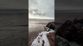 Winter Beach PEI #beach #winter #onthebeach #ocean