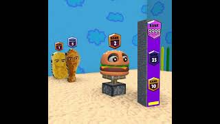 Please Help Chicken Nuggets Win And Get Rank 9999 In Level Up Rank Game/@MrHane_Studio