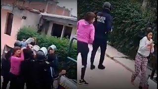 Desplazaron a los policías que lesionaron a una mujer embarazada