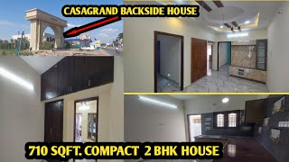 710 Sqft Compact 2 BHK House For Sale | Porur Near Moondram Kattalai Casagrand Backside