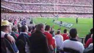 Welsh National Anthem - Rugby Crowd Sing Millenium Stadium