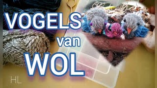 Yarn Bird DIY Wool Vogel Wol