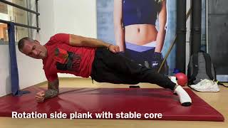 Advanced side plank