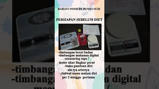 persiapan sebelum diet #shorts #short #viral #diet #health @RahayuFoodbyBundaNcie