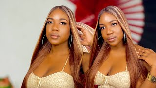 Beginner Friendly Lace Frontal Wig Installation | Step by Step | Outre Chara ft. EbonyLine Hair