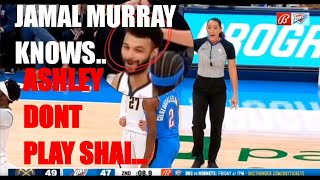 Ashley Moyer Gleich RARE moment cussin out Shai 🤣 #nbahighlights