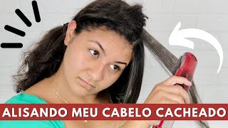 Como ALISO meu CABELO CACHEADO