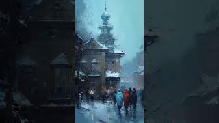 Winter Painting #shots #ai #digitalart