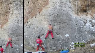 Efe 7a, VIII Tırmanıcı Nazmi Öztürk Manisa Sarıkaya Kaya Tırmanışı Rock Climbing Turkey