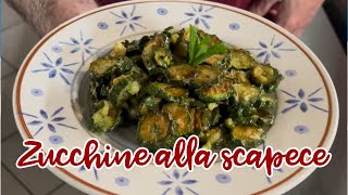 Zucchine alla scapece